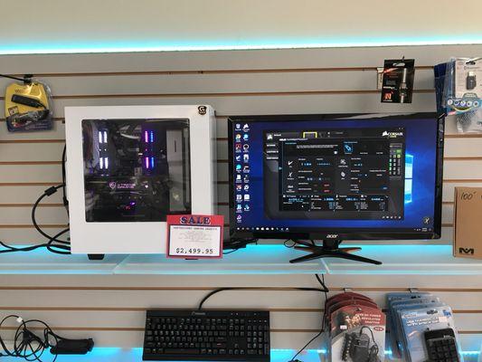 We specialize in custom gaming desktops