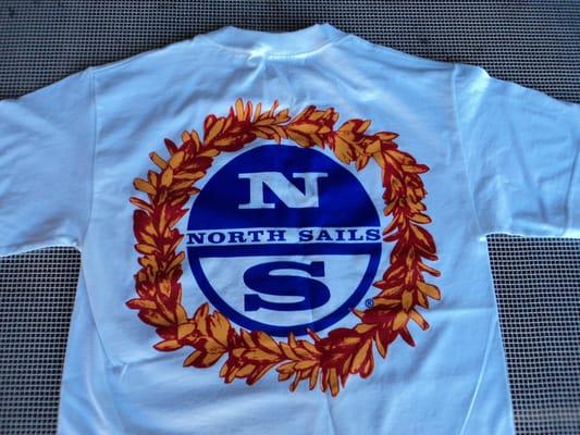 Screen printed t-shirt for North Sails Hawaii.