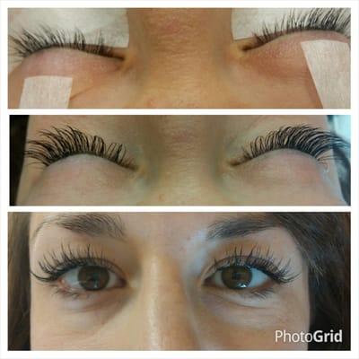 Minkys eyelash extensions by BeautiCall