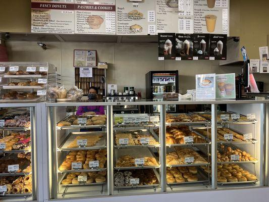 Display of donuts