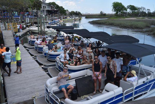 Pontoon boats, fun for the whole family!