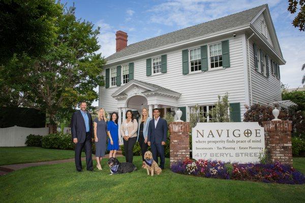 Navigoe Crew at Navigoe Wealth Managements HQ in Redondo Beach.