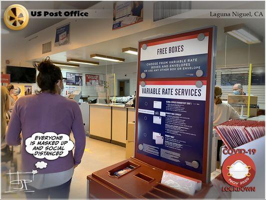 The US Post Office, open for business. Be well, be safe. - Big Aloha!