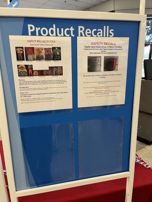 Product Recalls