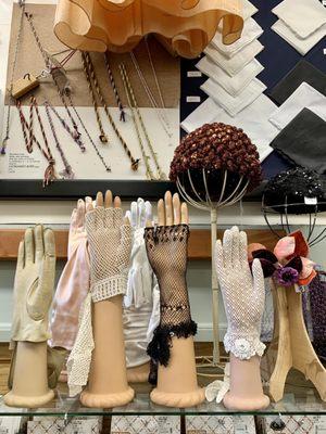 Lace glove display