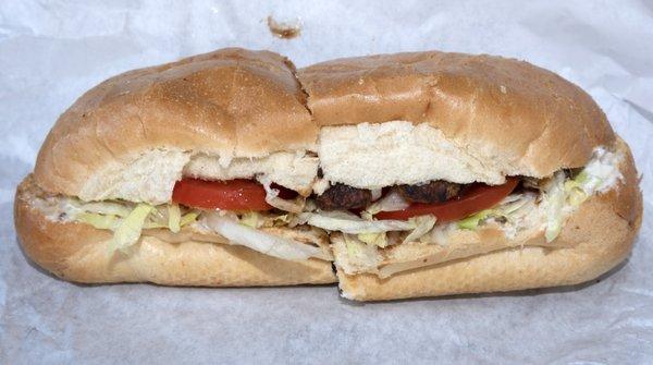 Hickory bbq rib sandwich