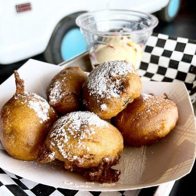 Fried Oreos with ice cream