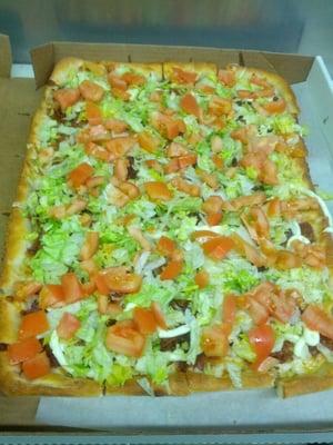 Our extra large, 20 piece, Blt pizza