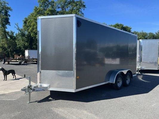 Cargo Pro - Stealth - 7x16 Cargo Trailer - UTV Door Opening