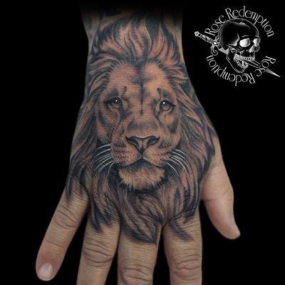 beautiful lion done by rose.redemption