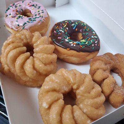 Donuts purchased at 9am yet they felt as if they were sitting out all day.