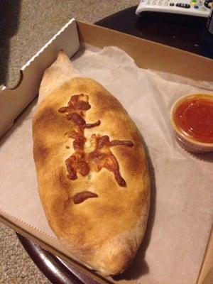 One of the calzone!