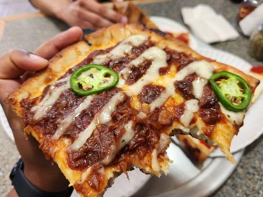 BBQ Pulled Pork Pizza