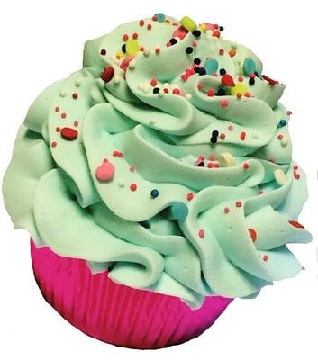 cupcake bath bombs, yummy!