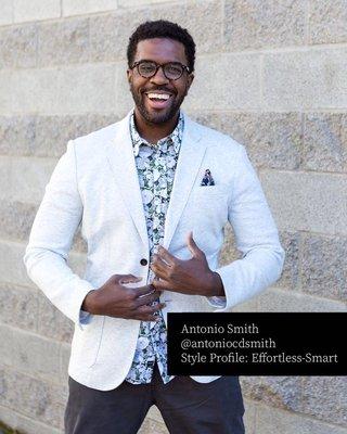 Dressing Antonio Smith from Seattle Gents