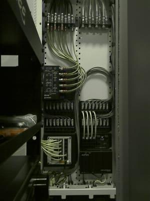 Structured Cabling Enclosure - Completed (Phone, Television, Data Networking) at indoor location