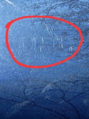 Swirl marks by employees who wash brand new vehicles without any know how!