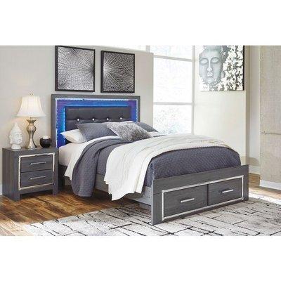 modern led  panel style bedroom set king queen full twin kids adult available