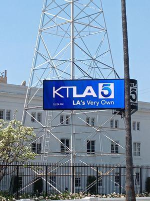 KTLA 5 LA'S Very own. News tower.