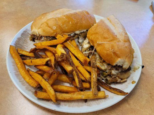 Liberty - Philly Cheesesteak with Fries