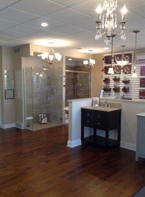 Lighting, kitchen & bath plumbing fixtures