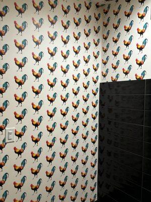 Bathroom wallpaper