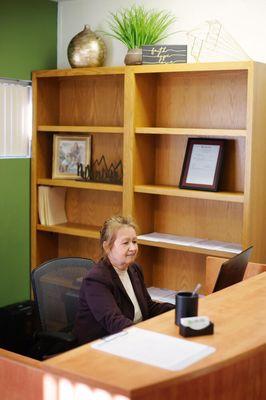 Anna, front office reception