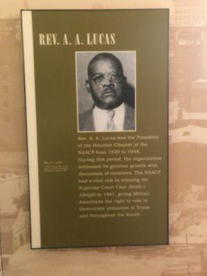 Rev Lucas former NAACP President