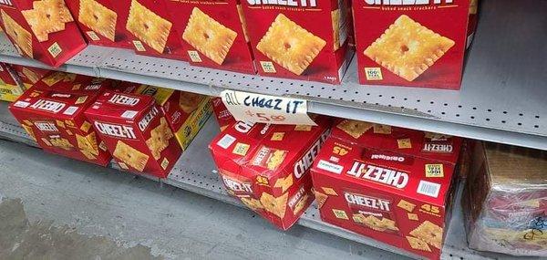 Cheez It has been only $5/ box for years.