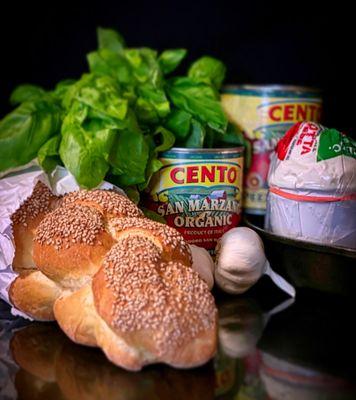 Super Bowl treats, "Sicilian style" 
 (It's nice when your favorite Italian deli is two blocks from your church)
 God Bless Losurdo's.