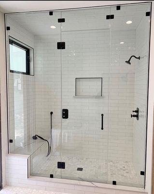 Shower installed...