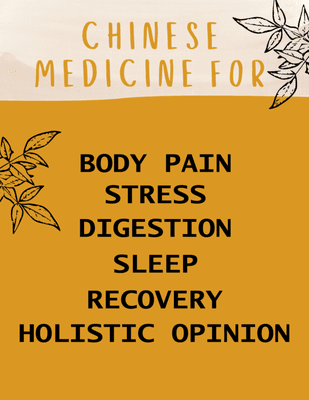 Get to the root cause of your health & wellness challenges with Chinese Medicine!