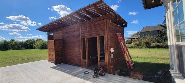 Want Sauna room? We will install the heaters and lighting for you!