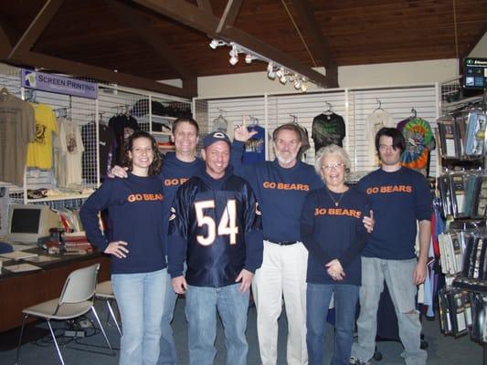 Team members in our showroom.