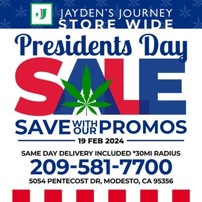 2024 Presidents' Day Sale!