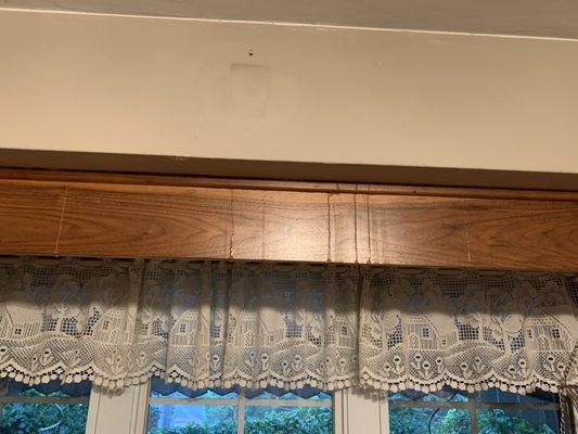 Water pouring in bulk head ruined trim