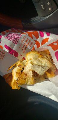 Chicken, bacon, & cheese croissant stuffer