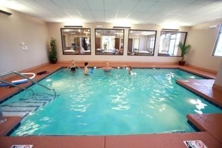 Large, indoor aquatic center.  Effective for all ages and activity levels, from serious athletes to elderly patients