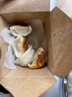 Pan Fried Chicken Dumplings