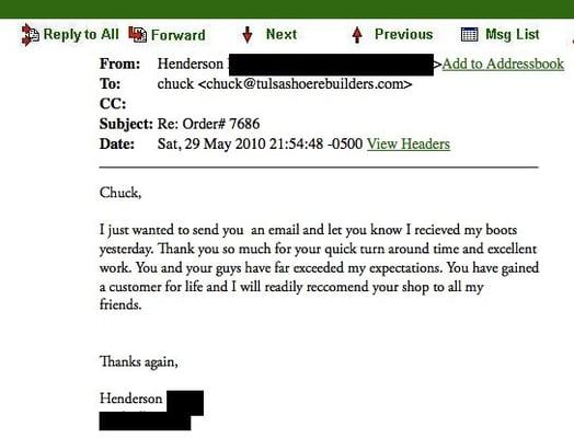 Testimonial from Henderson in Starksville, MS