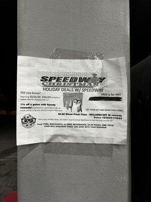 Speedway deals flyer