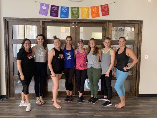 Our amazing staff and some of our yoga instructors