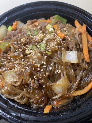 Japchae noodles