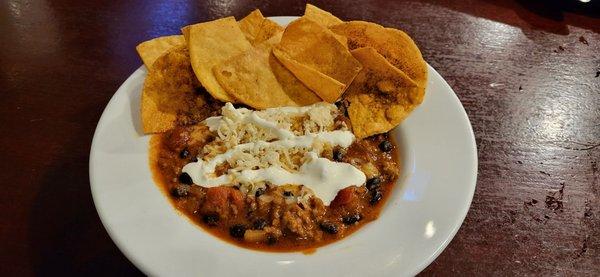 Cheese distros premiere chili. It's like $10 folks. It is the best way you can spend $10 on a cold winter night.