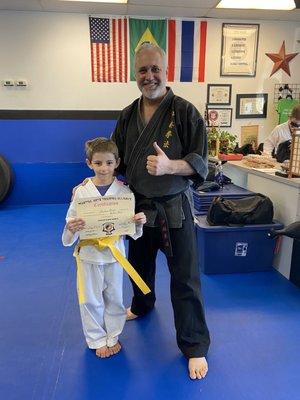 First belt test . PASSED! Super stoked!