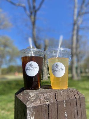 Cold brew and iced tea-lemonade