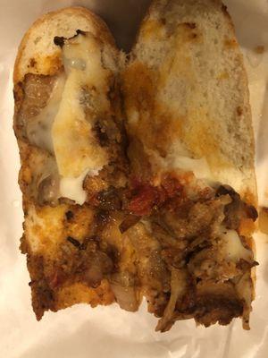 Ah- here is my "sausage parm" gross