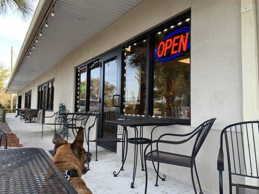 Chop likes the ice cream shop a lot