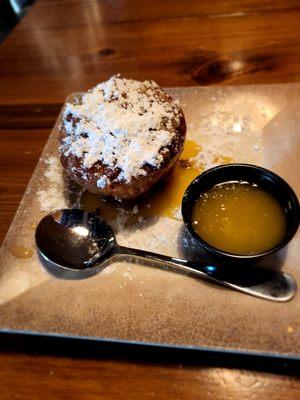 Bread Pudding with bourbon sauce