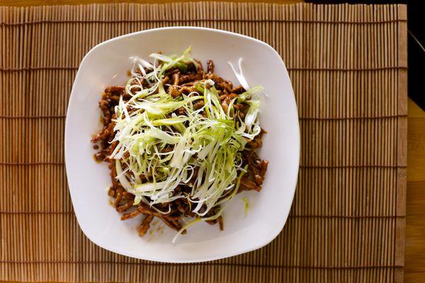 Pork with bean paste